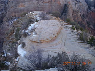 Zion National Park - sunrise Angels Landing hike - view from the top