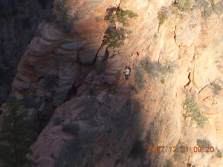 Zion National Park - sunrise Angels Landing hike - view from the top