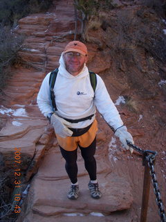 Zion National Park - sunrise Angels Landing hike - view from the top