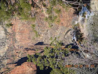 Zion National Park - West Rim hike - ice