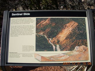 Zion National Park - Patriarchs - signZion National Park - Patriarchs - sign