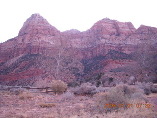 Zion National Park - sunrise Watchman hike - sign