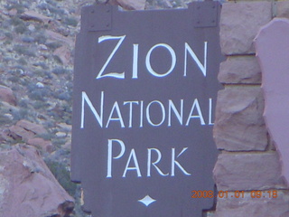 Zion National Park - sunrise Watchman hike - Adam in hood