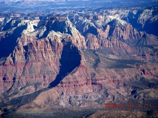 aerial - Zion National Park