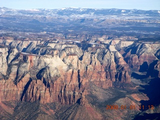 aerial - Zion National Park