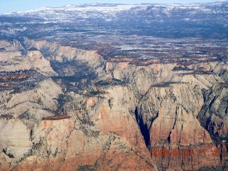 aerial - Zion National Park