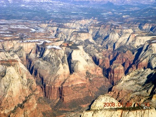 aerial - Zion National Park