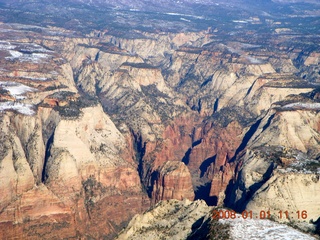 aerial - Zion National Park