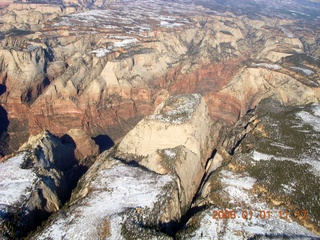 aerial - Zion National Park