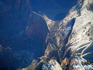 aerial - Zion National Park