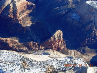 aerial - Zion National Park