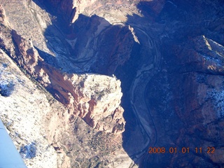 aerial - Zion National Park