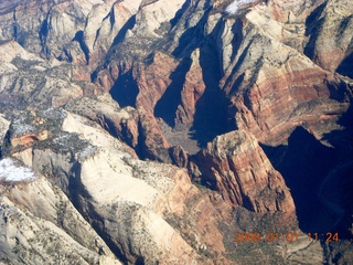 aerial - Zion National Park