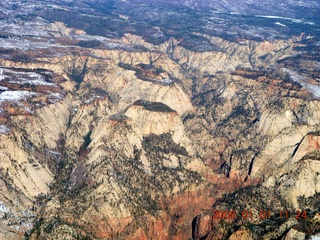 aerial - Zion National Park