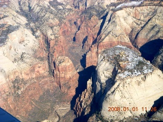 aerial - Zion National Park