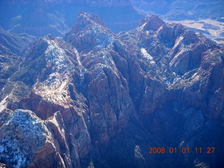 aerial - Zion National Park