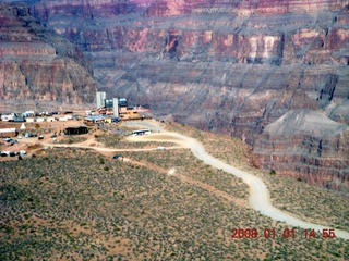 66 6d1. aerial - Grand Canyon West - Skywalk