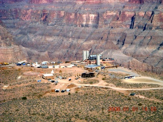 247 6d1. aerial - Grand Canyon West - Skywalk