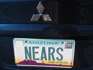 Sonia's pictures - Arizona license plate