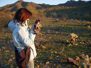 Lost Dog Wash - Sonia taking a pictures