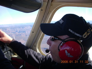 Aldo flying N4372J over grand canyon