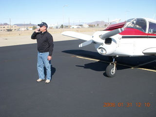 Aldo flying N4372J with Adam