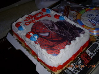 Gaby party day - Spiderman cake