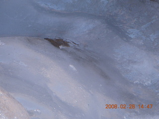 Zion National Park - Angels Landing hike - icy path down