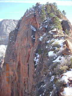 Zion National Park - Angels Landing hike - fellow hiker