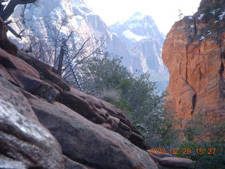 Zion National Park - Angels Landing hike - chains