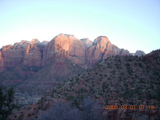 Zion National Park - Watchman hike - dawn