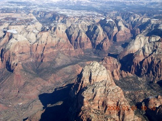 aerial - Zion National Park