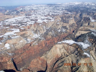 aerial - Zion National Park