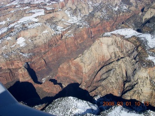 aerial - Zion National Park