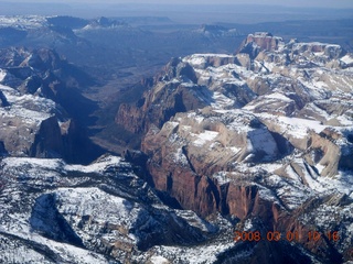 aerial - Zion National Park