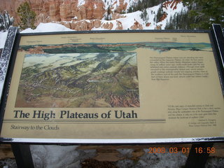 Bryce Canyon - Sunset Point - sign