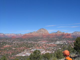 827 6f9. Larry's pictures - Sedona hike - back of Adam's head