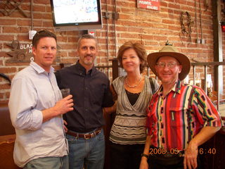 Saddle Ranch - Craig, Jim, Elaine, Adam