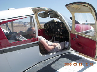 Chapman Ranch Airport fly-in - kids in my airplane