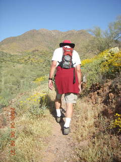 Mike on Windgate/Bell hike