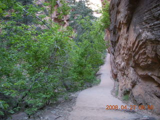 Zion National Park - Angels Landing hike - Refrigerator Canyon