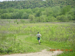 Welch, Minnesota, run - poison ivy