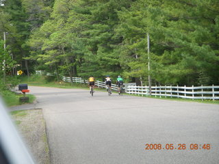 Afton run - bicyclists