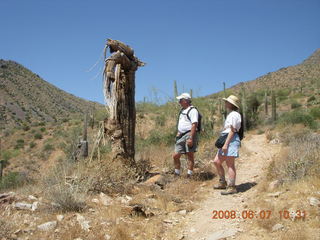 Windgate hike - Michael, Beth