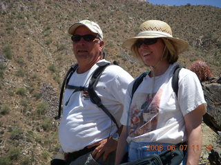 Windgate hike - Michael, Beth