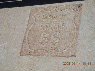 Holbrook Airport (P14) - Route 66 sign