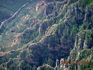 aerial - Canyon between Flagstaff and Sedona