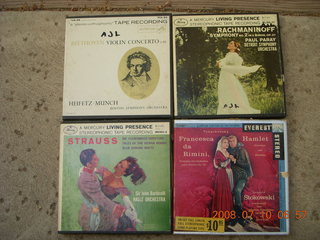 reel-to-reel tapes on shelves