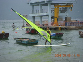 eclipse - Hong Kong - windsurfers