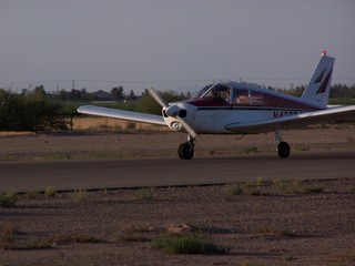 N4372J and Adam at Eloy (E60) after landing